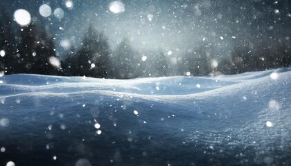 Naklejka premium winter landscape with snow