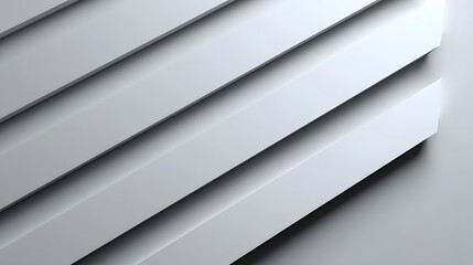 Obraz premium A sleek, modern background featuring an abstract pattern of overlapping diagonal lines and shadows, creating a minimalist, industrial-inspired design.