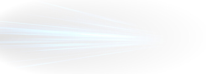 Light motion effect for banners. Blue lines. Speed ​​effect on blue background. Light, speed and motion lines on white background .PNG	