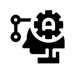 AI Control Icon Set – Artificial Intelligence, Machine Learning, Technology, Digital, Automation, Interface, Futuristic