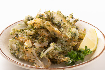 やげん軟骨揚げ　青海苔