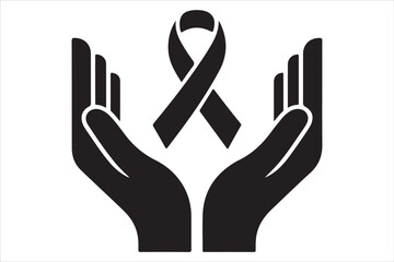 Awareness Ribbon Heart SVG Bundle Cancer Support & Fight Cut Files.