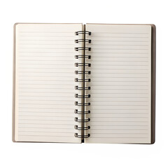 Notebook isolated on transparent background PNG