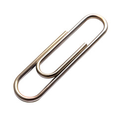 Paperclip isolated on transparent background PNG