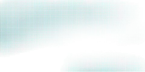 Fototapeta premium Transparent Vector Gradient Blue Color Halftone Background Staggered Dots classic