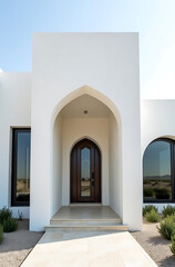 Fototapeta premium Minimalist Arch Door Detail
