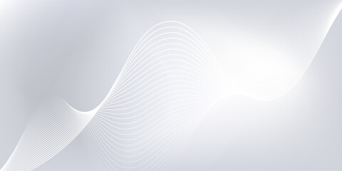 Abstract background with flowing lines. Digital future style