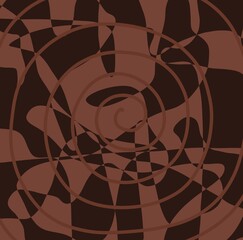 Minimal abstract image for modern interior. The picture is painted by hand on a tablet.