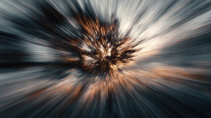 Fototapeta premium Abstract light rays creating speed warp effect
