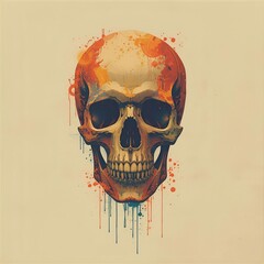 abstract skull