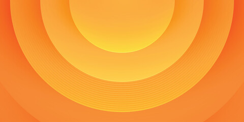 yellow abstract background with realistic overlap circular shape
