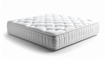 white mattress on a background 