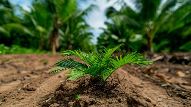 A small, organic farm growing heart of palm palmito in Costa Rica