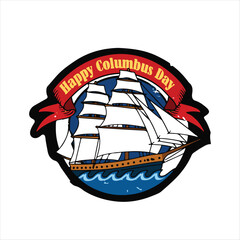 Columbus Day T-Shirt Design | American Heritage Graphic Tee for Columbus Day Celebration