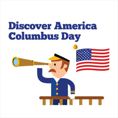 Columbus Day T-Shirt Design | American Heritage Graphic Tee for Columbus Day Celebration