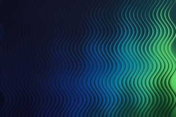 Abstract background with wavy lines and gradient colors from dark blue to green, creating a modern and dynamic visual effect for various applications