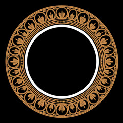 Round Mandala Design Vector