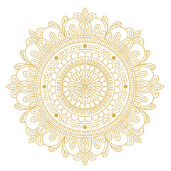 Round Mandala Design Vector