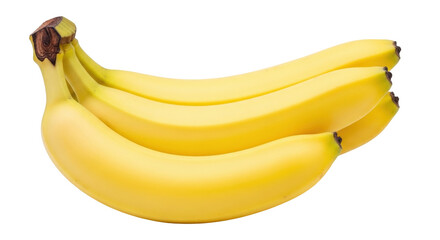 Isolated bunch of sweet ripe bananas, delicious tropical fruit, healthy vegan snack © Maros