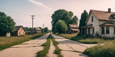 Desolate city avenue