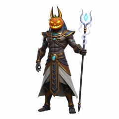 Obraz premium halloween slot game character