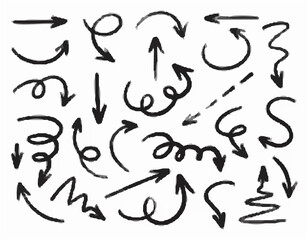 Black Crayon Arrows.eps