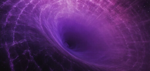 There is a man that standing inside of purple vortex elements gesture creative scene figure movement illustration expression motion composition design backgrounds colorful emotion depth