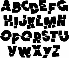 Bold Shift Font - Alphabet Ty...