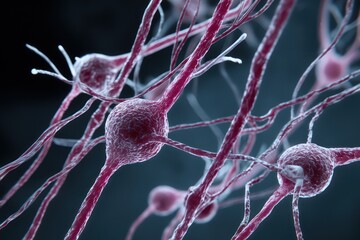 Vivid Three-Dimensional Scientific Model of Human Neuron Cells