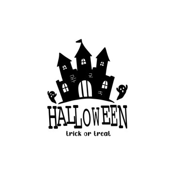 Design Vector Typography Happy Halloween 2025 for festival day element icon 