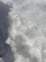 White snow surface winter background vertical.