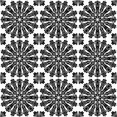 black and white seamless pattern