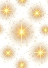 A Radiant Dance of Starbursts and Sparkling Particles Creating a Magical Luminescence with Varied Sizes and Intensities.