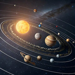 3d model of solar system