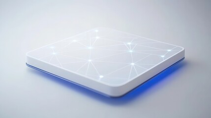 Connected white device showcasing Internet of Things network