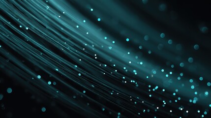 Abstract image of fiber optic data transfer technology