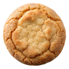 Delicious sugar cookie isolated on transparent background, perfect for snacking