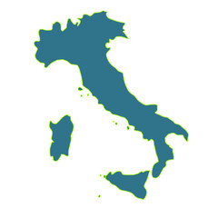 map of italy