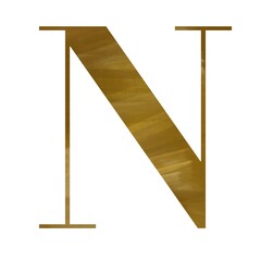 Noteworthy and expressive, this abstract letter N pairs brushstroke elegance and minimalist oil textures for stylish logos, refined branding, or fine art design use.