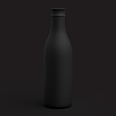 BOTTLE WITH REMOVABLE SCREW CAP ON INSULATED BOTTOM