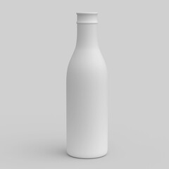 BOTTLE WITH REMOVABLE SCREW CAP ON INSULATED BOTTOM