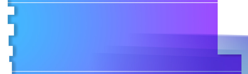 Blue purple gradient geometric banner for website graphic promotions