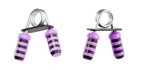 3D Hand Gripper Icon for Forearm and Grip Strength Exercise