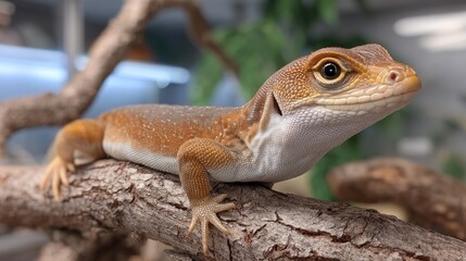 Fototapeta premium Reptile with Earth Tones