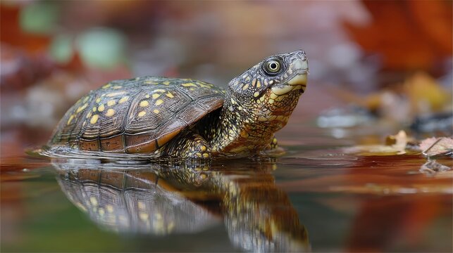 Detailed turtle photography