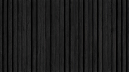 SEAMLESS wall panel pattern, slim vertical slats in black wood with natural fluted texture, modern interior background for home & office, decorative accent wall or acoustic panel design.