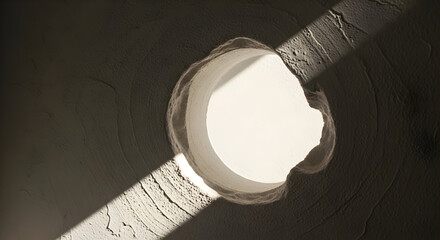 Fototapeta premium Abstract composition geometric shape and light