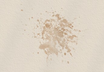 Brown Watercolor Splash Paper Texture