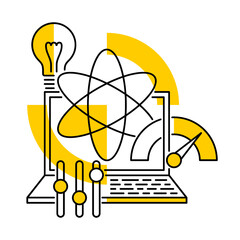 Quantum Computing Technology concept for report or article