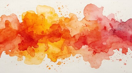 Obraz premium Title: Bright Abstract Watercolor Drawing on Textured Paper